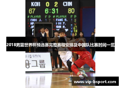 2018男篮世界杯预选赛完整赛程安排及中国队比赛时间一览