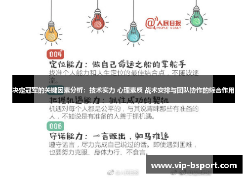 决定冠军的关键因素分析：技术实力 心理素质 战术安排与团队协作的综合作用